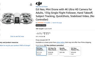 DJI Neo drone voor €111,75 bij Amazon