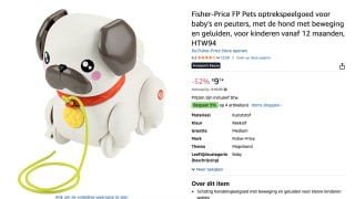 Interactieve Hond Fisher Price voor €9,14 bij Amazon