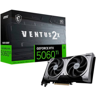 Tarjeta Gráfica MSI GeForce RTX 5060 Ti VENTUS 2X OC PLUS 16GB GDDR7 por 439,95€