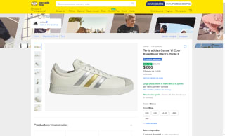 Tenis adidas Vl Court Base por $686 | Oferta Mercado Libre