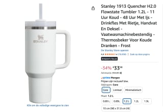 Stanley Quencher H2.O FlowState™ Tumbler voor €33 bij Amazon