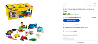 Lego Classic Caja Mediana por $594 | Oferta Walmart