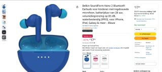 Belkin SoundForm Oordopjes voor €17,99