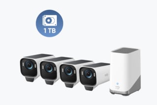 eufyCam S3 Pro 4-Cam Set + 1 TB Harde Schijf voor €679 dmv code in de Eufy shop