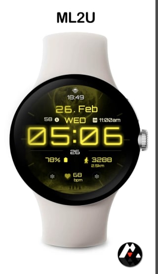 ML2U 199 Watch Face voor Android gratis