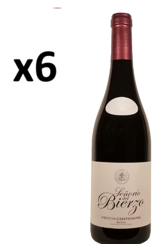 6 Botellas de Señorío del Bierzo Mencía Centenaria 2023 por 30.5€