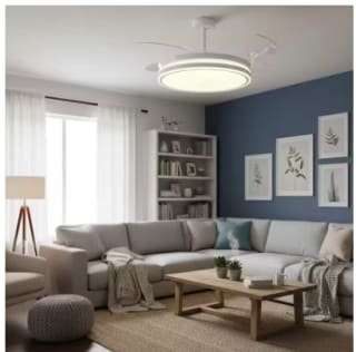 BEL AIR HOME Ventilador Techo Atenas 108 cm Blanco por 30,54€
