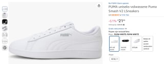 PUMA Smash V2 L voor €21,45 bij Amazon.nl