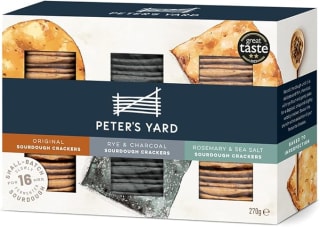 Peter’s Yard Sourdough Crackers Selection Box 270g for £4