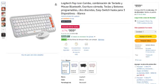 Logitech Pop Icon Combo Teclado y Mouse por $999 | Oferta Amazon