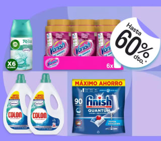 Hasta 60% + 35€ descuento productos limpieza Miravia grandes ofertas