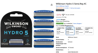Wilkinson Hydro 5 Blades 4 stuks voor €5,03 bij Amazon