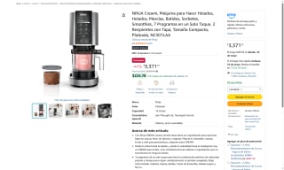 Máquina Ninja Creamy por $3,372 | Oferta Amazon