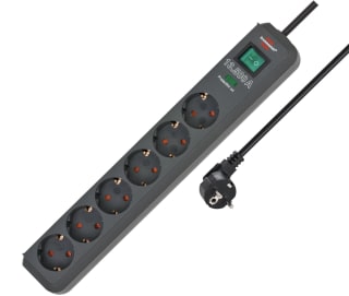 Brennenstuhl 6-voudige stekkerdoos met overspanningsbeveiliging voor 14,16 euro