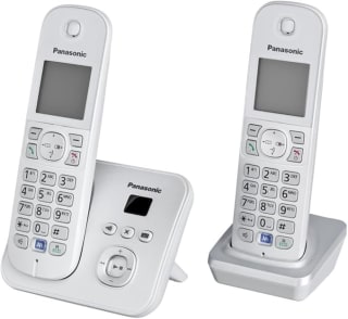 DECT-telefoon, met antwoordapparaat, 2 handsets voor €24,39 bij Amazon