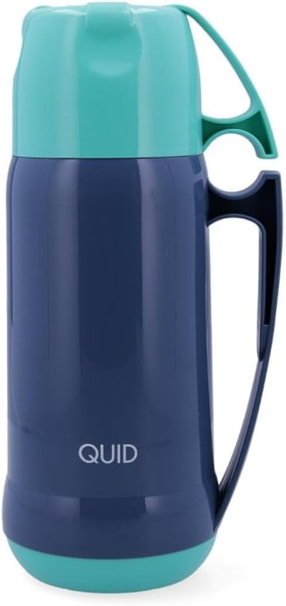 Termo Ciclon Quid taza con asa doble pared azul 1L por 2.64€
