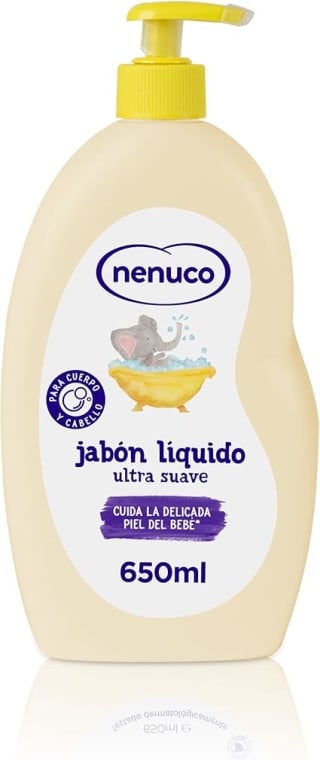 Nenuco Jabón Líquido Ultra Suave, con Aloe Vera, Cuerpo y Cabello, 650 ml por 1,68€