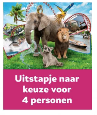 4 kaartjes voor een dagje uit bij meespelen met de Vriendenloterij.