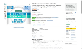 Jabón Palmolive Neutro por $38 | Oferta Amazon