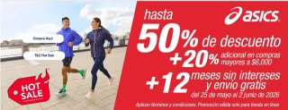 Descuentos y Cupones Asics | Hot Sale 2026