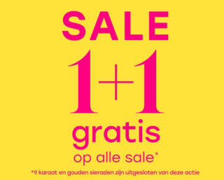 1+1 gratis op bijna alle sale bij Lucardi