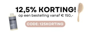12,5% korting bij besteding vanaf €125 bij Haarpro