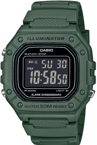 Casio Reloj Digital Hombre de Cuarzo con Correa en Resina W-218H-3BVCF por 34.97€