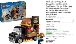 LEGO City Hamburgertruck voor €13,49 bij Amazon