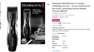 Remington Barba oplaadbare baardtrimmer voor €18,99 bij Amazon