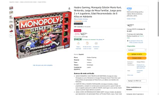 Monopoly Mario Kart por $428 | Oferta Amazon