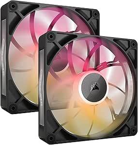 CORSAIR iCUE Link RX140 MAX RGB 140 mm PWM Ventilador Gruesos con iCUE Link System Hu