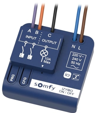 Somfy 1822649 - IZYMO on/off lighting micro receiver à 59,90€