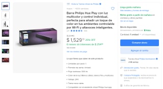 Philips Hue Play luz multicolor $1,359 | Oferta Mercado Libre