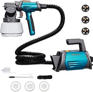 Tilswall Pistola Pintura, 800W HVLP Pistola de Pintura de 1300 ml por 46.99€