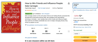 How to Win Friends and Influence People van Dale Carnegie voor €5,89 bij Amazon