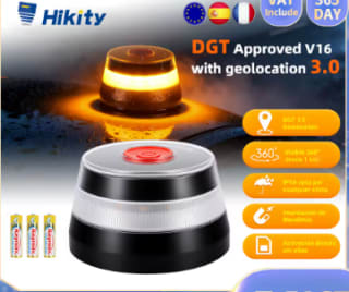 Luz de Señalización para Automóvil Hikity V16, Aprobada por la DGT por 19.95€
