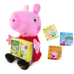 Peluche Interactivo Pig Aprende con los diverlibros de Peppa de VTech por 19.9€