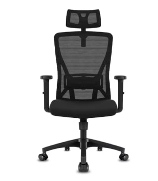 Durrafy Silla de oficina ergonómica Negro por 52,31€