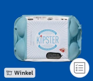 6 Kipster Eieren voor €1,29 met de Lidl plus app