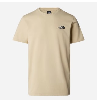 Tee-shirt à manches courtes homme Simple Dome Beige à 19,99€