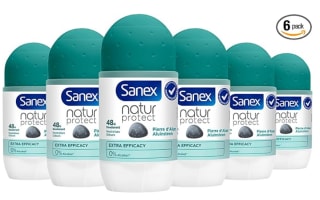 Lot de 6 déodorants Sanex Natur Protect à 9,61€