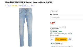 Blend BHTwister - Straight leg jeans voor €16,81 bij Bol