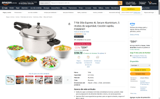 Olla T-fal 4L Aluminio por $584 | Oferta Amazon