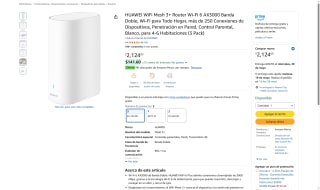 Router HUAWEI WiFi Mesh por $1,924 | Oferta Amazon