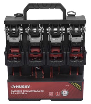 Amarres Tipo Matraca de 360x2.5cm 4 Piezas por $199 | Home Depot