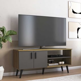 Rack TV Casanova Catar Miel Grafito por solo $59.990 en ABC Chile