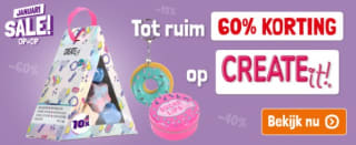 Tot 62% korting op Create it! bij Lobbes