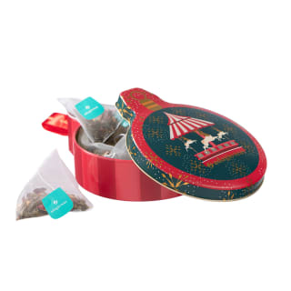 Pelota Verde Frambuesa Navidad 10 Teabags Té Verde $6.390 Solo en Adagio Teas