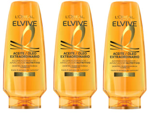 3 x L'Oreal Paris Elvive Acondicionador Nutritivo de 300ml por 7.29€