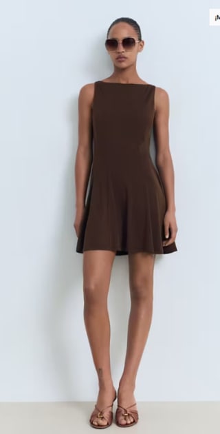 Vestido pliegues evasé por 9.99€